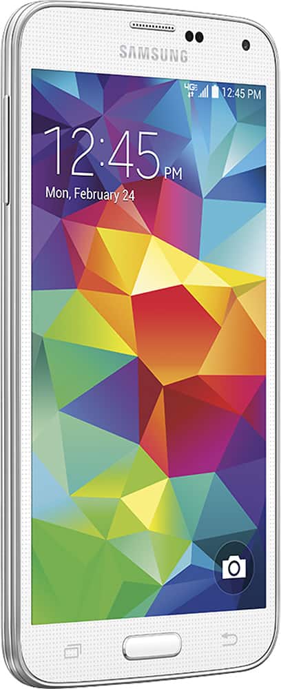 Angle. Samsung - Certified Pre-Owned Galaxy S5 4G LTE with 16GB Memory Cell Phone.