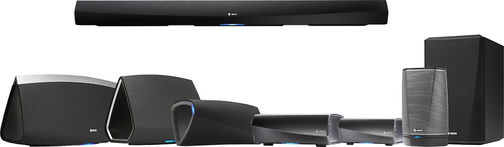 Alt View 17. Denon - HEOS AMP HS2SR 200W 2.1-Ch. Wireless Class D Amplifier - Black and Gunmetal.