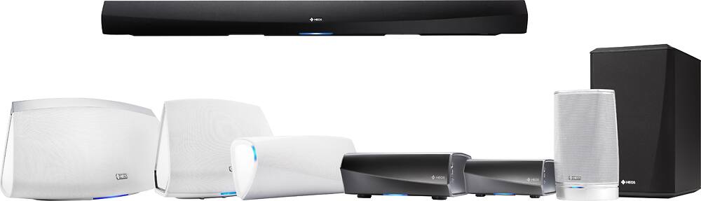 Alt View 18. Denon - HEOS AMP HS2SR 200W 2.1-Ch. Wireless Class D Amplifier - Black and Gunmetal.