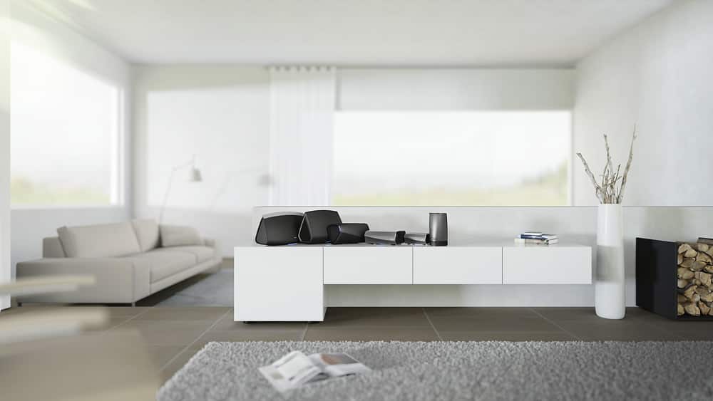 Alt View 19. Denon - HEOS AMP HS2SR 200W 2.1-Ch. Wireless Class D Amplifier - Black and Gunmetal.