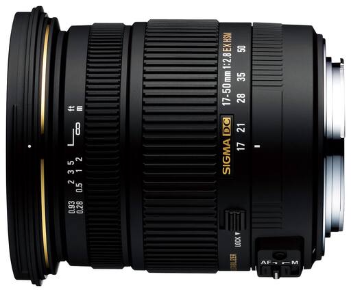 Sigma 17 50mm f/2.8 EX DC HSM Zoom Lens for Select Canon DSLR Sigma 17 50mm f/2.8 EX DC HSM Zoom Lens for Select Canon DSLR