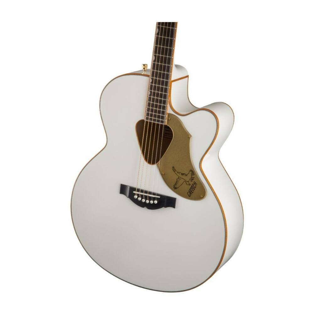Back. Gretsch - Gretsch Guitars G5022CWFE Rancher Falcon 6 String White Acoustic Electric Guitar.