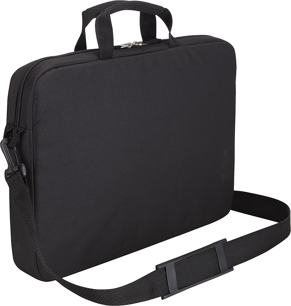 Back View: Case Logic - Top-Loading Laptop Case for 15.6" Laptop - Black