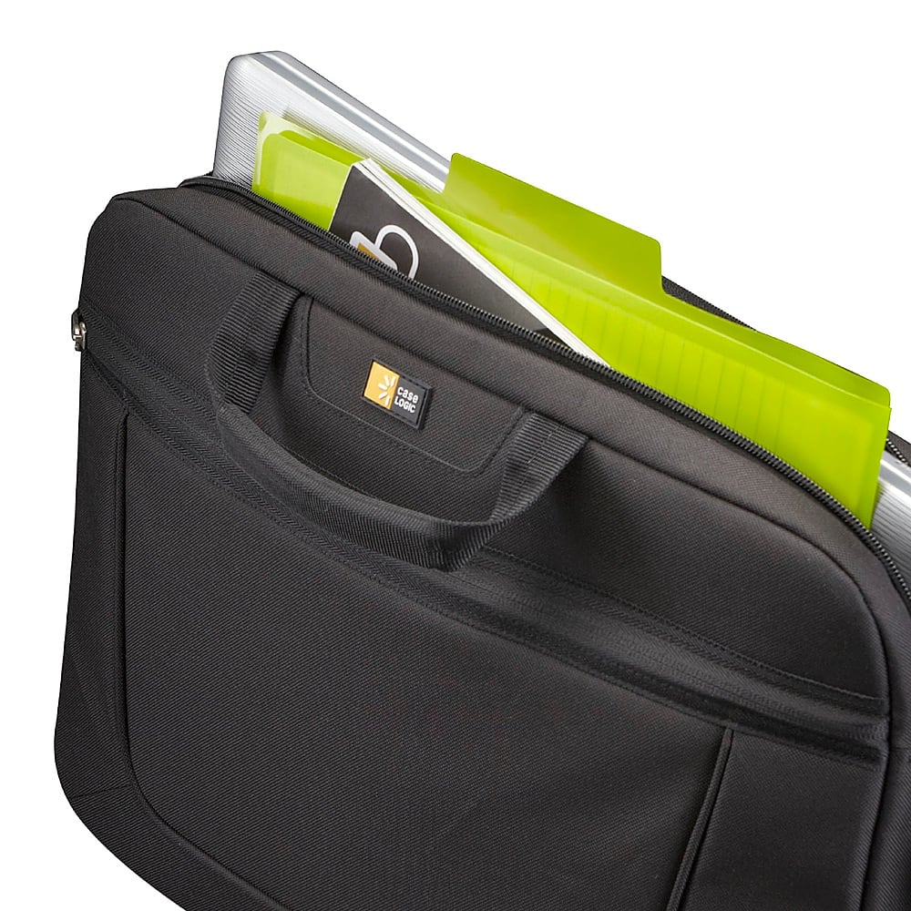 Alt View 12. Case Logic - Top-Loading Laptop Case for 15.6" Laptop - Black.