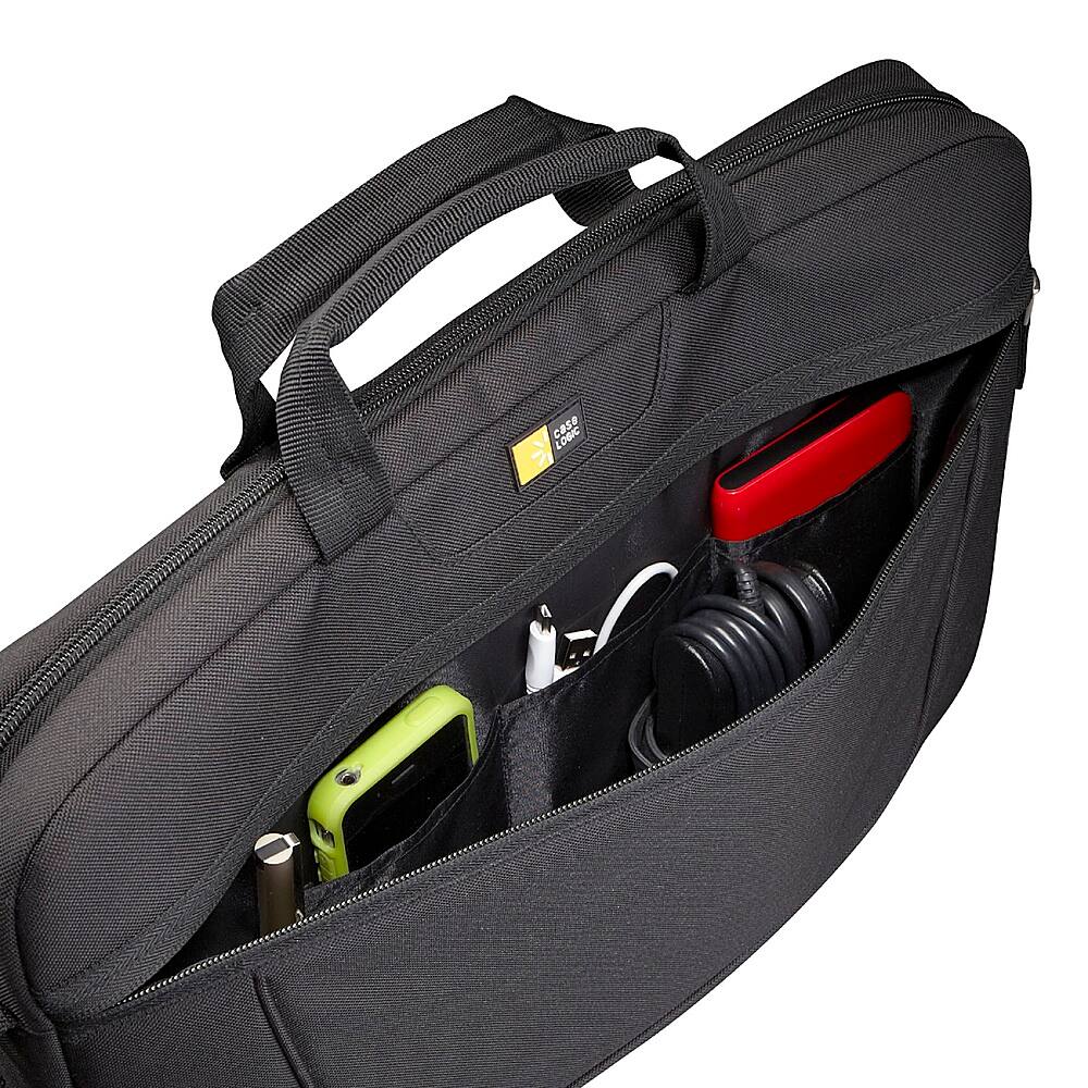 Alt View 13. Case Logic - Top-Loading Laptop Case for 15.6" Laptop - Black.
