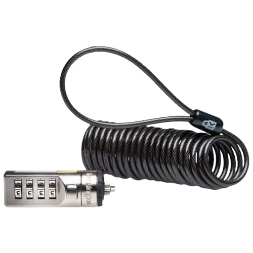 Front. Kensington - Portable Combination Laptop Lock - Gray.