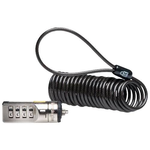 Kensington - Portable Combination Laptop Lock - Gray