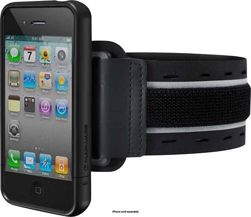 Angle Standard. Marware - Sportshell Bundle Convertible 4-in-1 Case for Apple® iPhone® 4 - Black.