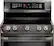 Alt View 2. LG - 7.3 Cu. Ft. Self-Cleaning Freestanding Double Oven Electric Range with ProBake Convection - Black Stainless Steel.