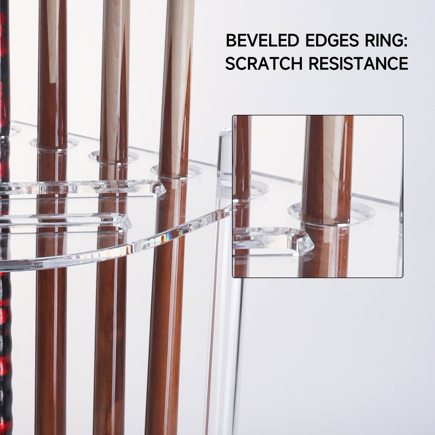BEVELED EDGES RING: SCRATCH RESISTANCE