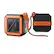 Angle. Nautica - Nautica S100 Bluetooth Portable Speaker, Waterproof Wireless Speaker, Loud Sound, Clear Audio, 15-Hour Playtime - Black-Orange.