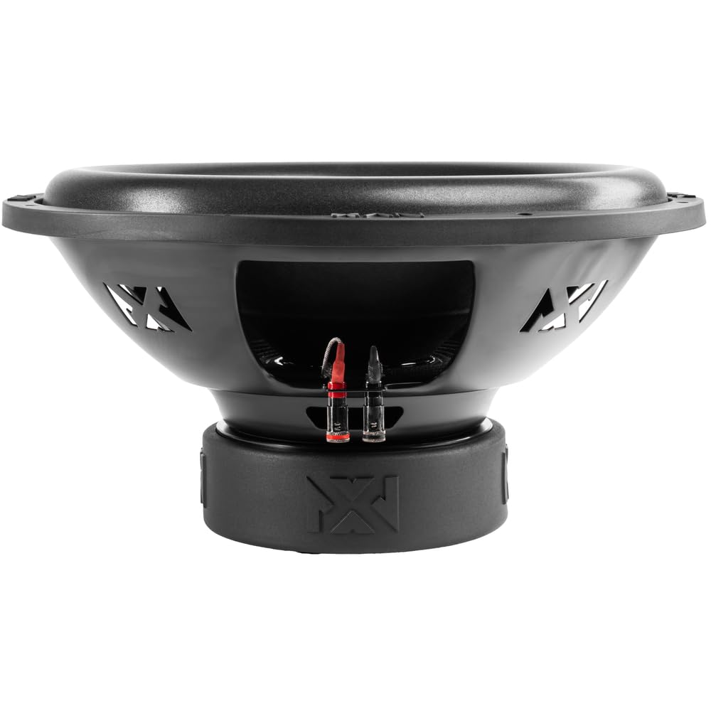 Left. NVX - YSW152 1600W Peak (800W RMS) Y-Series 15in Dual 2-Ohm Car Subwoofer.