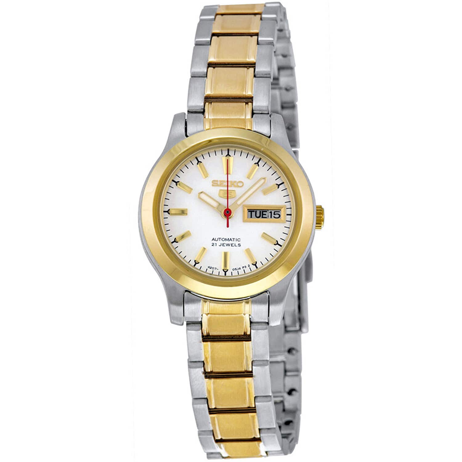 Seiko - Women's Series 5 Dial Watch - SYMD90 - White