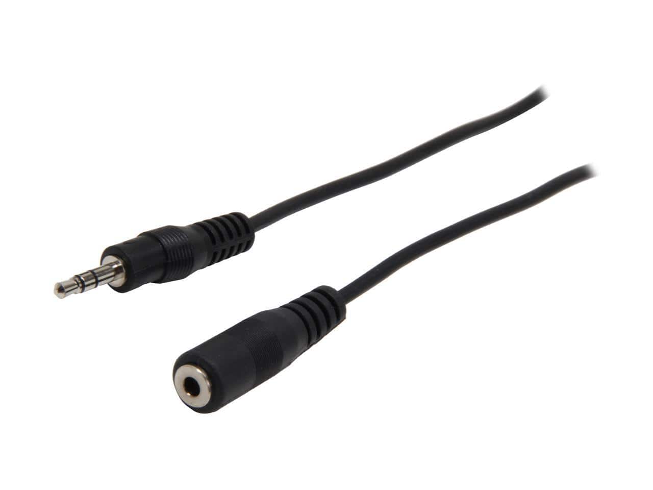 Nippon Labs - 50 ft. Premium 3.5mm Audio Stereo Speaker Extension Cable M/F 50ft Model SPC-50MF 50 feet