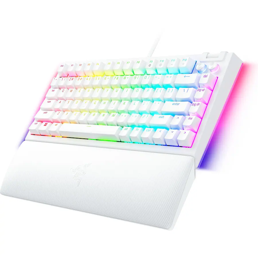 Razer BlackWidow V4 75% Wired Mechanical Orange Switch Gaming Keyboard ...