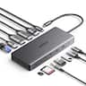 UGREEN - Revodok Pro 13-in-1 Docking Station with Triple 4K Display(2 HDMI+DP), 10Gbps USB A&C, PD 100W, Gigabit Ethernet, SD/TF - Space Gray