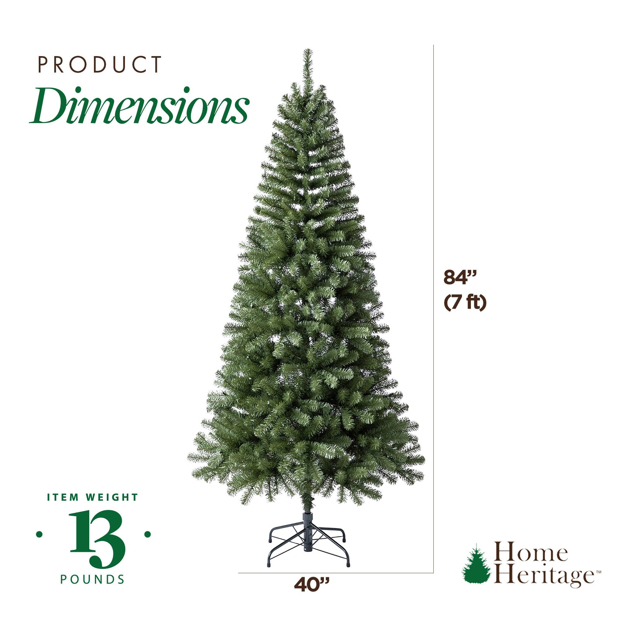 PRODUCT  
Dimensions  
84" (7 ft)  

ITEM WEIGHT  
13 POUNDS  

Home Heritage™  
40"