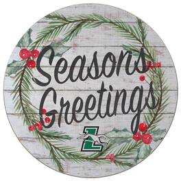 Jardine - Loyola Greyhounds 20'' x 20'' Season's Greetings Circle - White