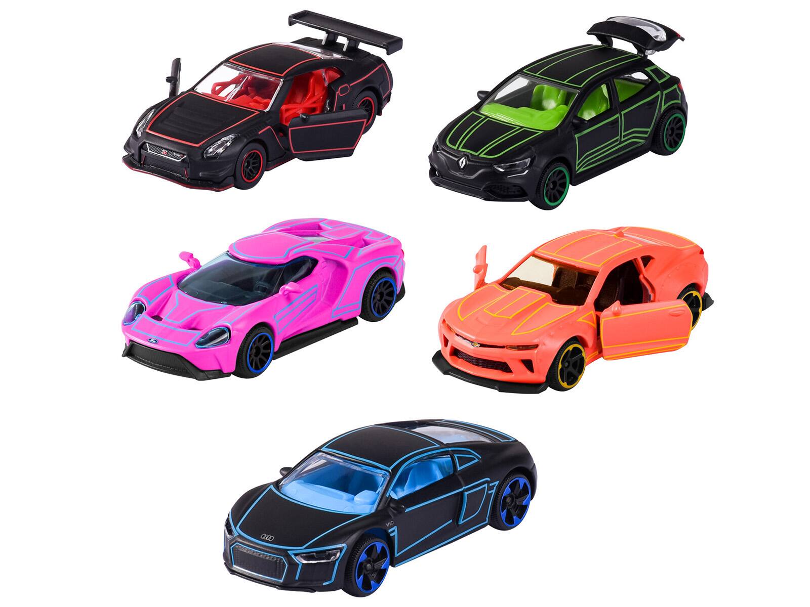Alt View 1. Majorette - Light Racer Giftpack (2023) 5 Piece Set 1/64 Diecast Model Cars by Majorette - Multicolor.