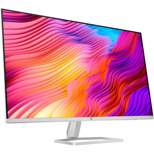 Front. HP - HP M32FW 32" Full HD Monitor - 1920 x 1080 Full HD Display - AMD FreeSync - 400 Nit Brightness - 75 Hz Refresh Rate - White.