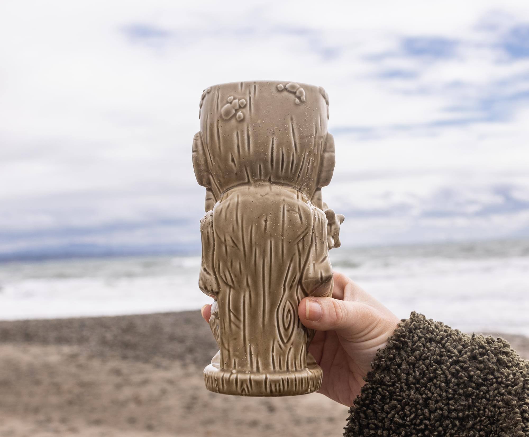 Alt View 3. ThinkGeek - Geeki Tikis Cyclops Ceramic Mug | Holds 16 Ounces - Beige.