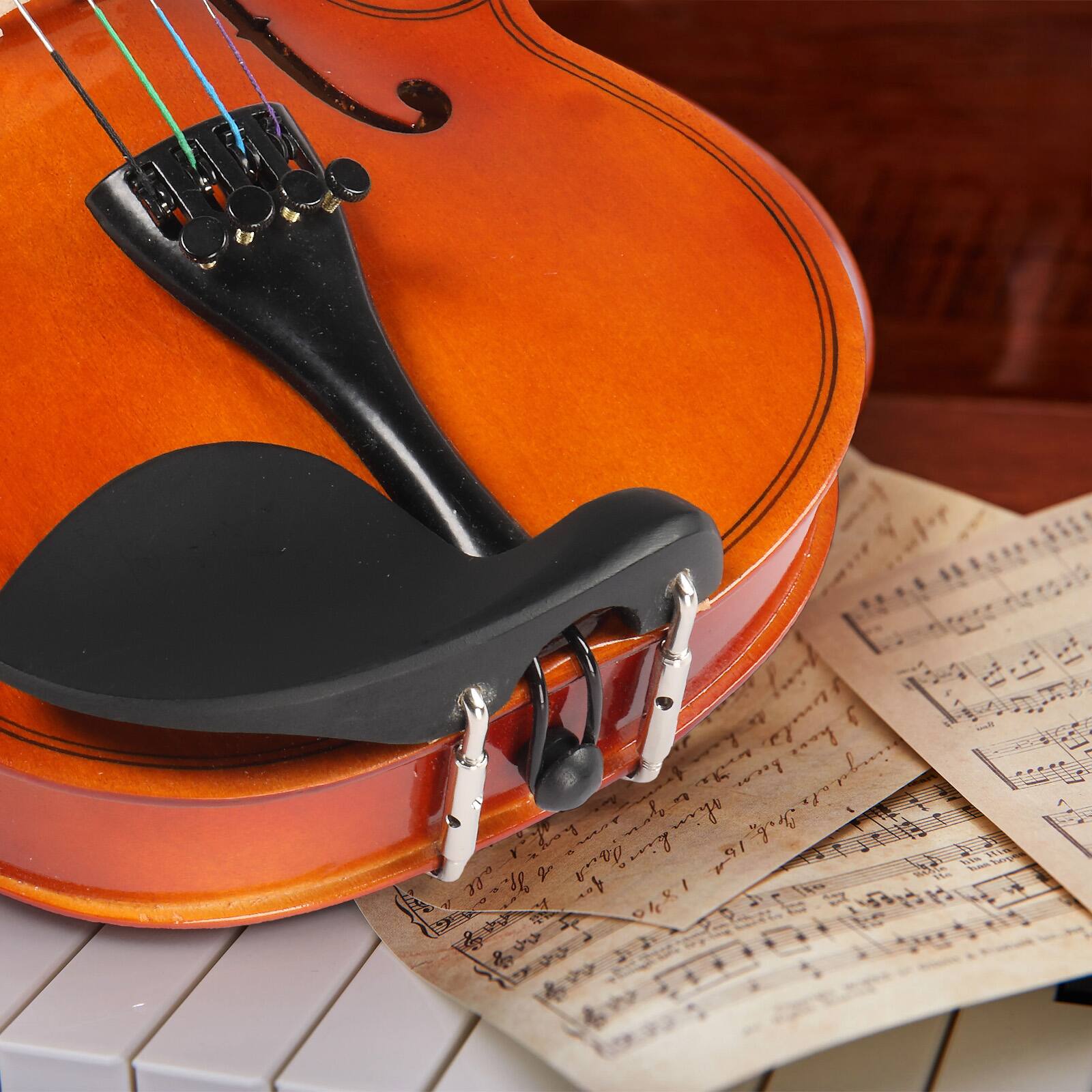 Alt View 2. Winado - 4/4 Natural Maple Wood Acoustic Violin Fiddle Set Row Rosin Gift.