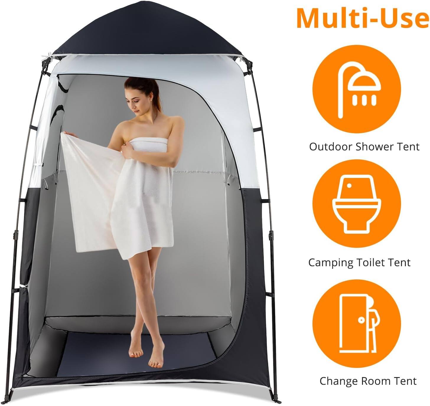 Multi-Use Outdoor Shower Tent Camping Toilet Tent Change Room Tent