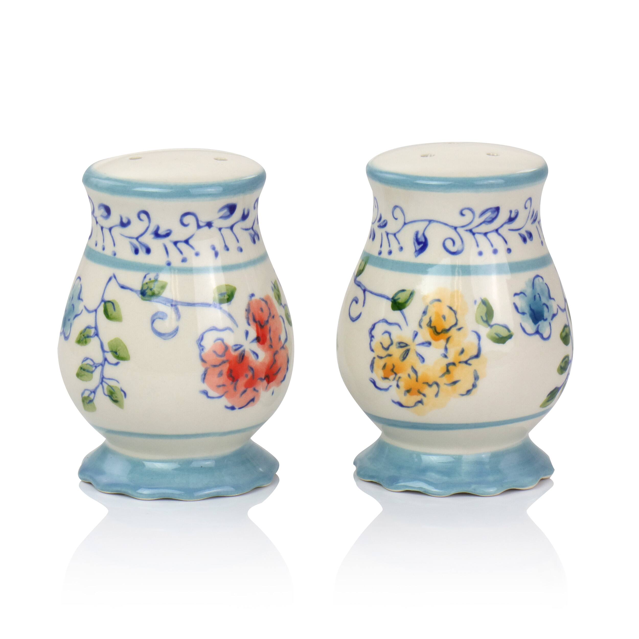 Alt View 1. Gibson - Gibson Elite Anaya 5 Piece Hand Painted Stoneware Table Accessory Set - Multi.