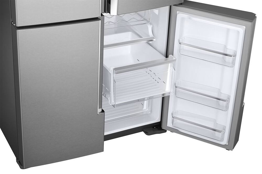 Alt View 3. Samsung - 27.8 cu. ft. 4-Door Flex French Door Refrigerator with Food ShowCase - Stainless steel.
