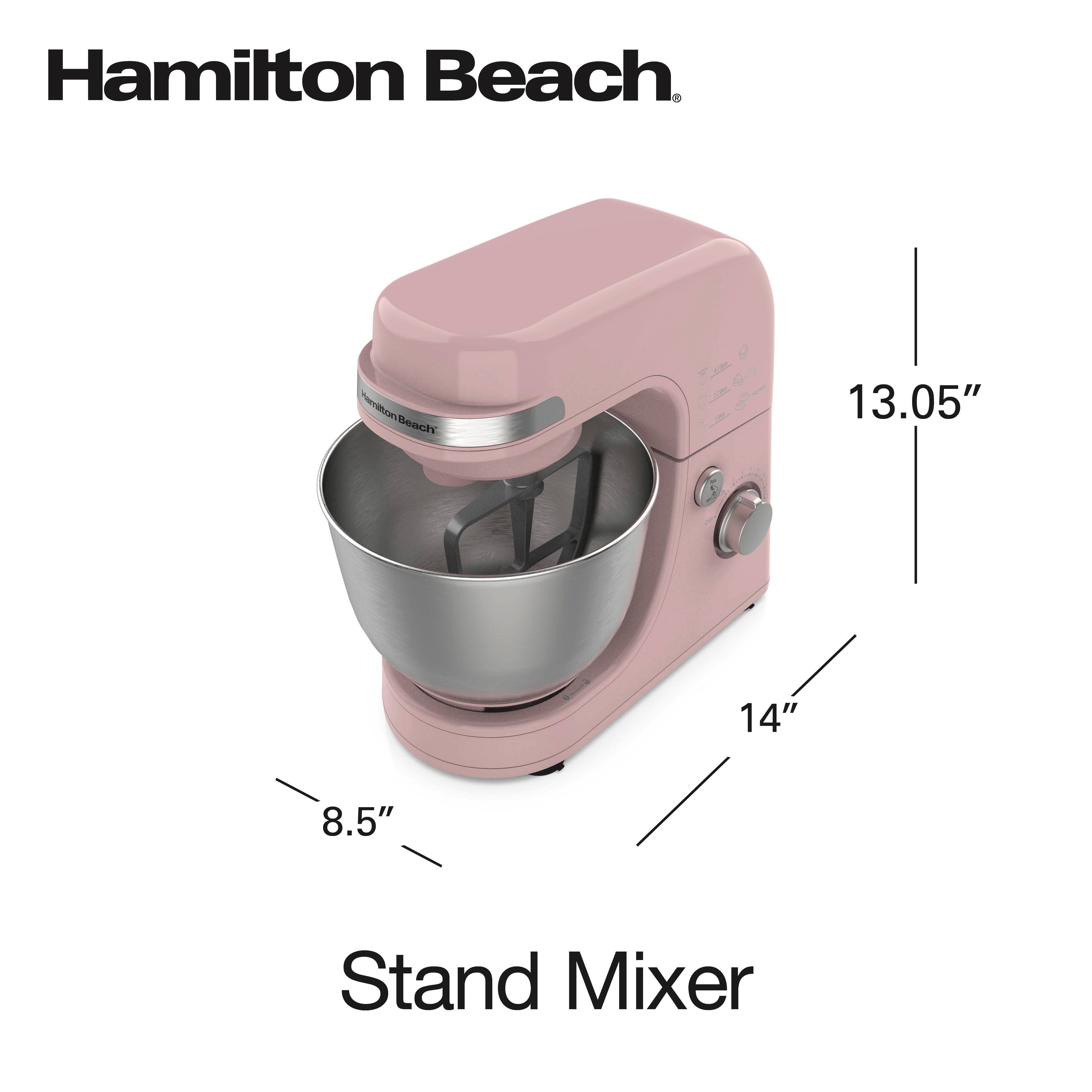 Hamilton Beach  
13.05"  
14"  
8.5"  
Stand Mixer