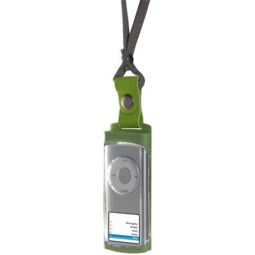 Front Standard. Belkin - F8Z155-GRN Silicone Case with Acrylic Top for iPod Nano 2GB - Green.