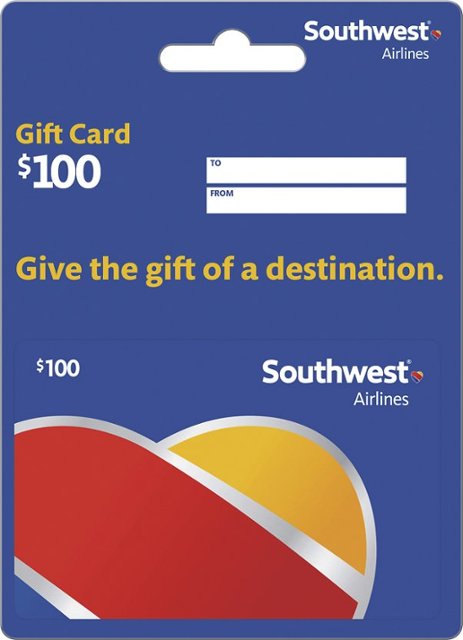 Southwest $100 Gift Card for Southwest Airlines SOUTHWEST AIRLINES HEART 2016 - Best Buy