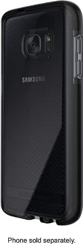 Tech21 - Evo Check Case for Samsung Galaxy S7 Cell Phones - Smokie/Black - Larger Front