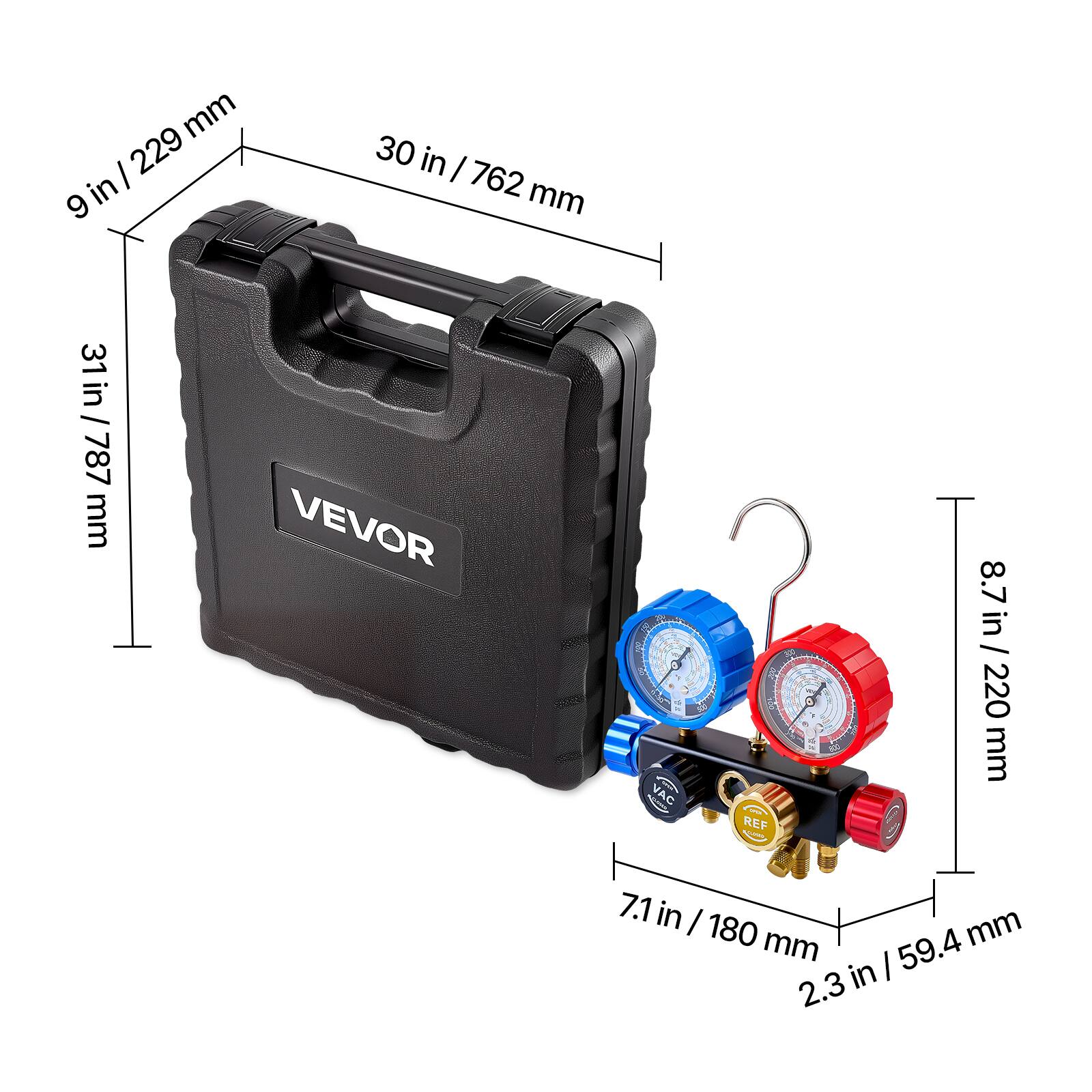 229 mm (9 in)  
30 in / 762 mm  
31 in / 787 mm  
8.7 in / 220 mm  
7.1 in / 180 mm  
2.3 in / 59.4 mm