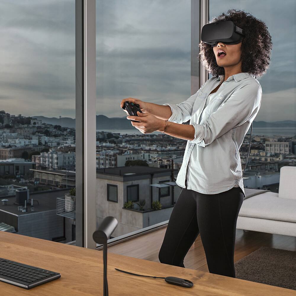 Alt View 16. Oculus - Rift Headset for Compatible Windows PCs - Black.