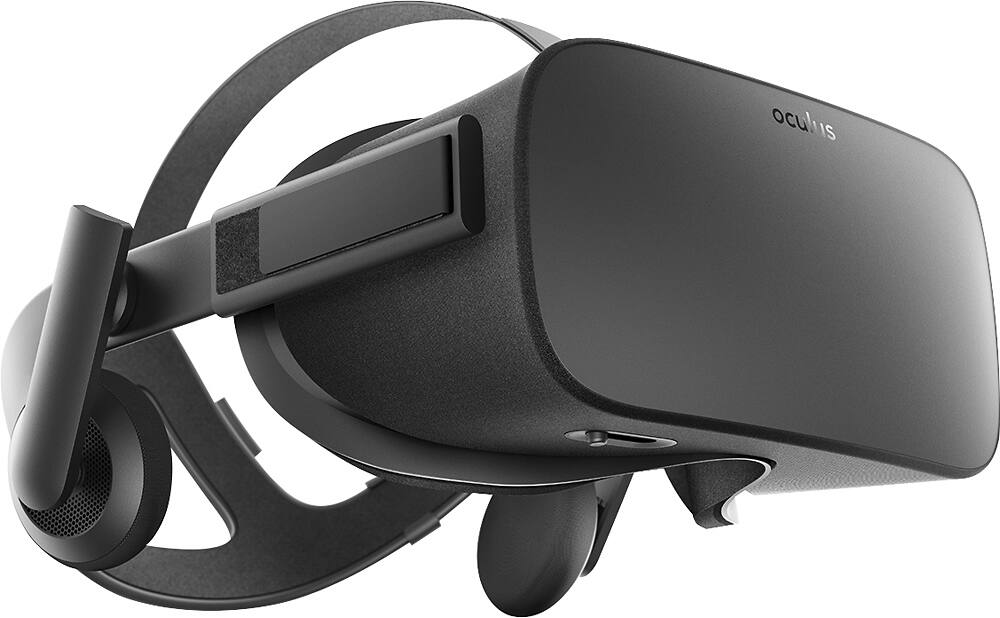 Left. Oculus - Rift Headset for Compatible Windows PCs - Black.