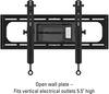 Sanus - Elite Series Tilting TV Wall Mount For Most 37" - 95" TVs - Black-Front_Standard