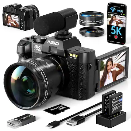 NEWS WITH -
10:00 % Camera Preview 9k30 08400260 WiFi 60g A
NBD ULTRAHD 5K
100 JAPAN HIGH DEFINITION 0.45K SUPER WIDE
5K Time-Lapse Photo
17
we MIDE CAMERA SUPER CMOS 0.45X DEFINITION HIGH JAPAN MACRO Card 32GBA Memory 2.0 USB
NO-40 CAS 04-GM FBS CAS LACE Fits Li-con use ST demoservice specharphargergerany I 100 Use RV NINGEREED