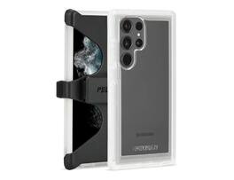 Pelican - Voyager Case and Holster for Samsung Galaxy S23 Ultra | Color: - Clear/Black