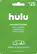 Front. Hulu - $25 Hulu Gift Card.