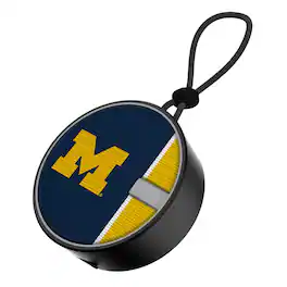 Keyscaper - Michigan Wolverines Logo Waterproof Bluetooth Speaker - Multicolor