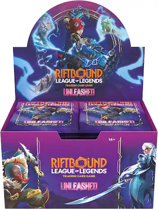 RIFTBOUND LEAGUE OF LEGENDS TRADING CARD GAME UNLEASHED
14+
14-CARD BOOSTER