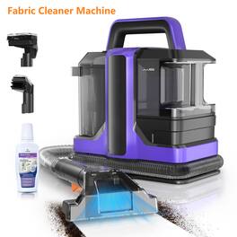 Tasvac - C7 450W Carpet Cleaner Machine, Fabric Cleaning Machine, Deep Cleaning Machine for Pets, Stairs, Sofa Carpets, Upholster - Black and Purple