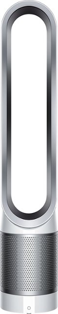Dyson – TP02 Pure Cool Link Tower 400 Sq. Ft. Air Purifier – White, silver