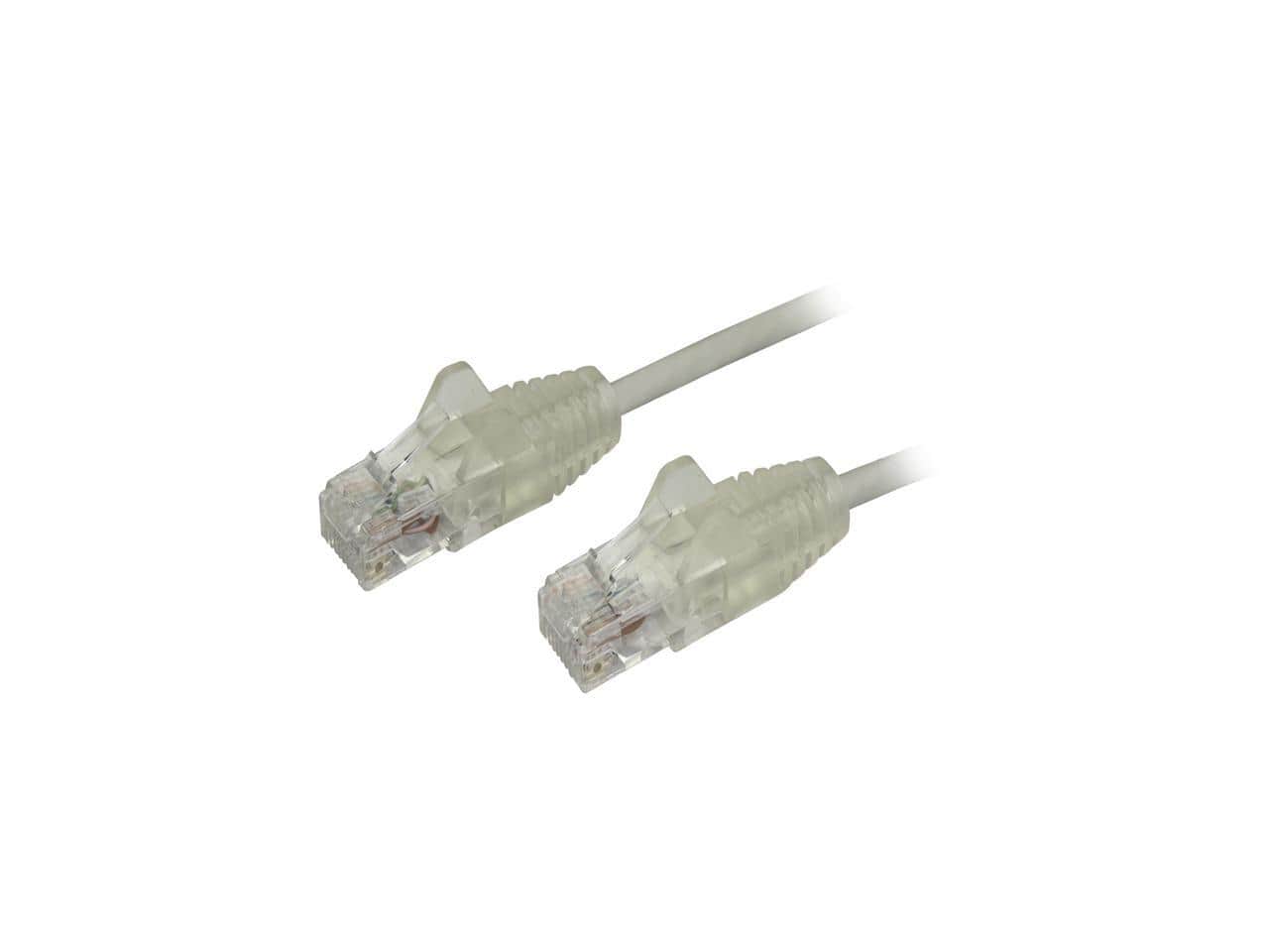 StarTech.com - StarTech N6PAT3GRS Cat6 3ft Gray Slim Snagless RJ45 Cable