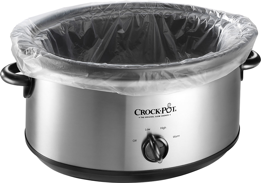Crockpot Slow Cooker Liner 30 Count,Large Size 13 x 21 Inch, Fits 3 to 8.5  Quarts CrockPot Liners 