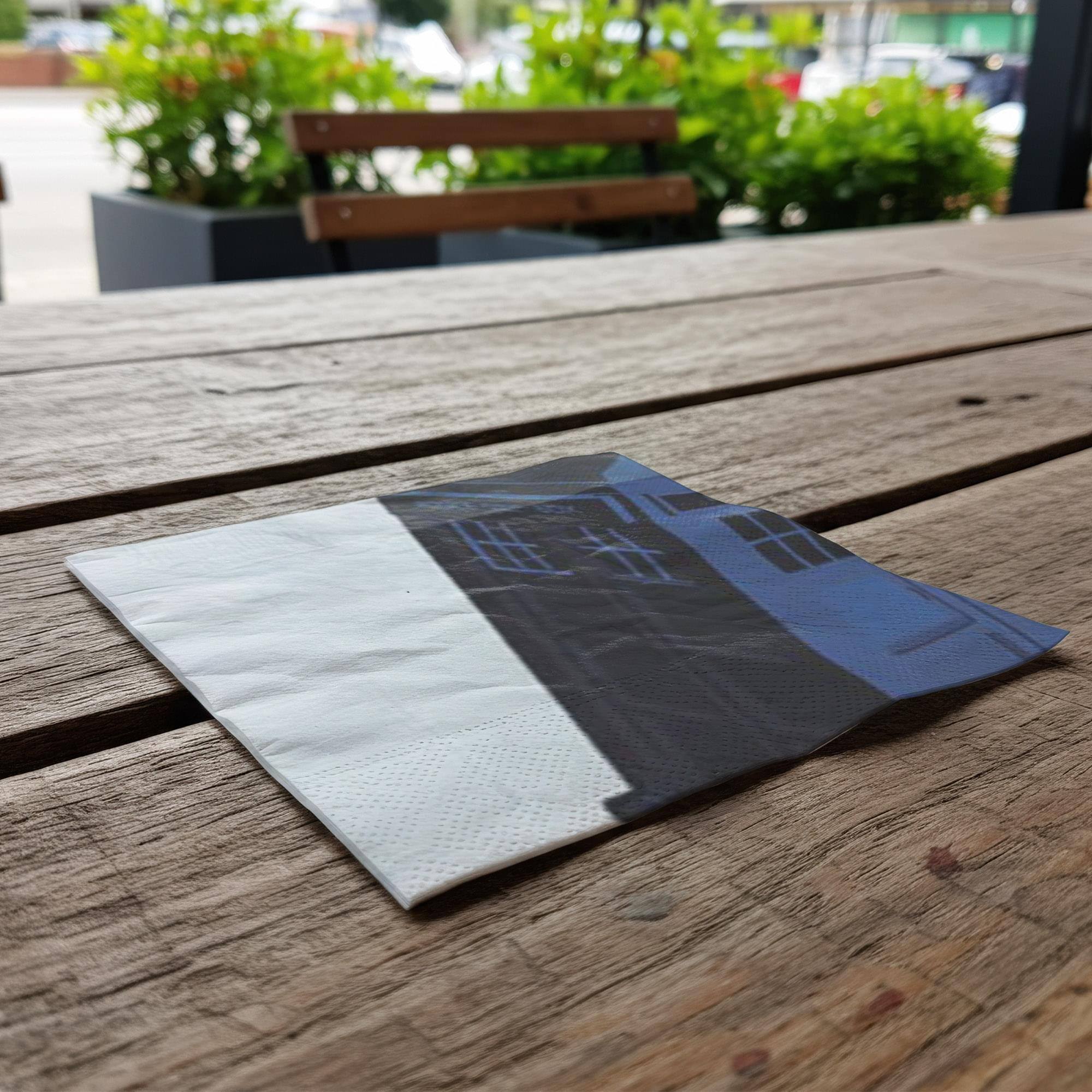 Alt View 1. Seven20 - Doctor Who Iconic Color TARDIS Napkin Set of 20 - Blue.