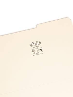 SMEAD  
No. 15385  
Made in the USA  
100% Recycled Content  
100% Recyclable
