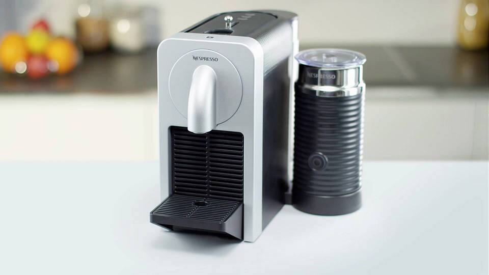 Best Buy Nespresso Prodigio&Milk Espresso Maker/Coffeemaker Titan C75USTINE