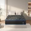 Front. Ecooso - 10 Inch Queen Hybrid Foam & Spring Mattress, Pocketed Innerspring, Medium Firm, CertiPUR-US Certified, Boxed - Black+Blue.